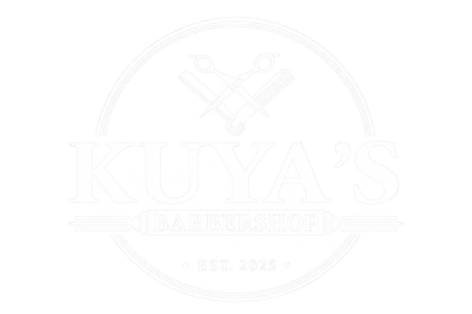Kuya's Barber Shop Logo